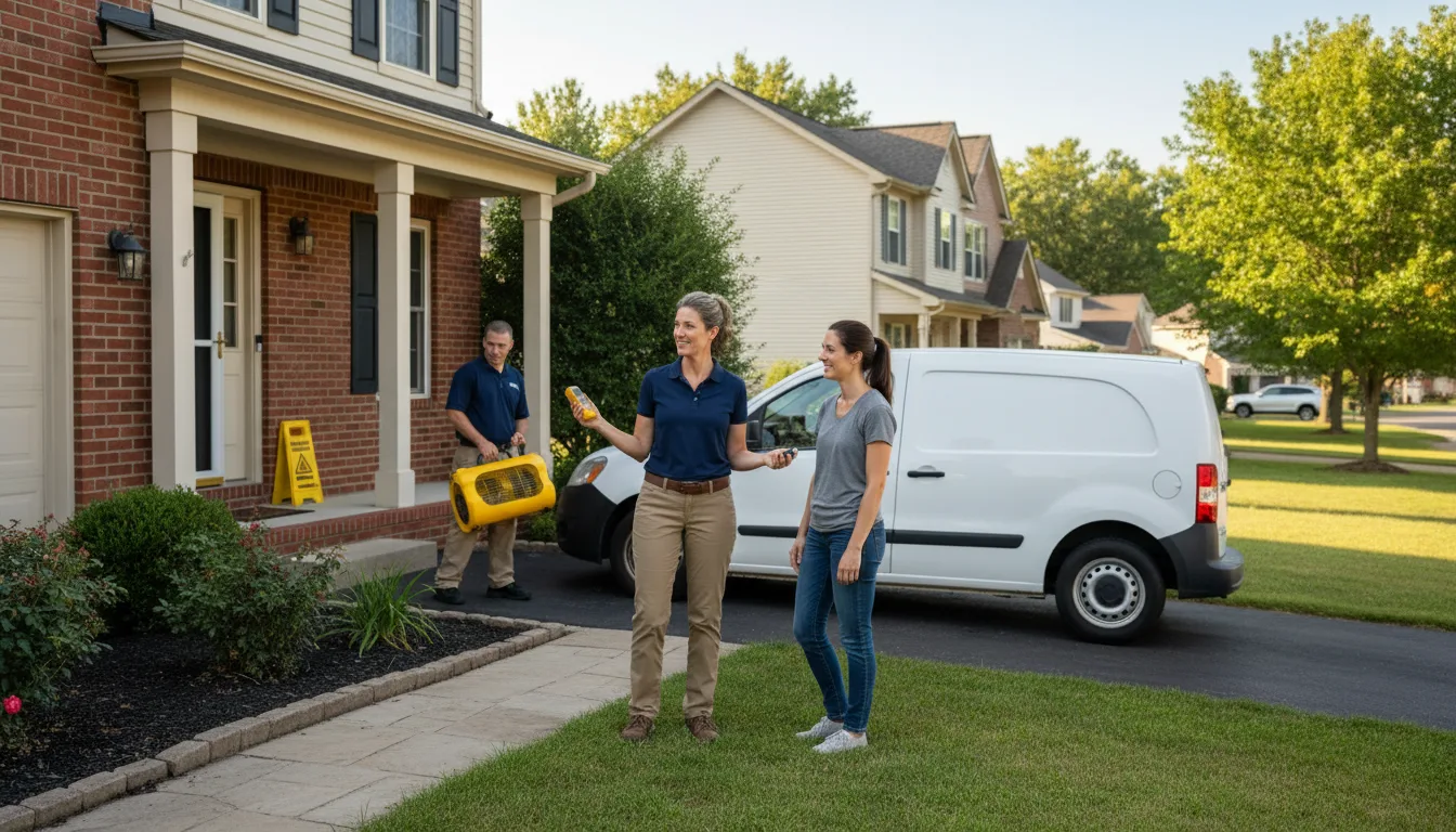 Residential water damage restoration in Somerset, CO